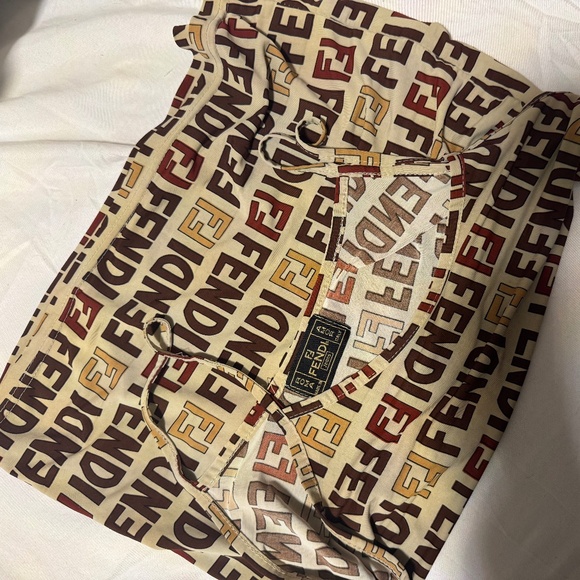 Vintage Fendi Monogram Tank Top - Picture 1 of 2